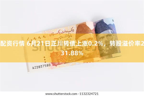 配资行情 6月21日正川转债上涨0.2%，转股溢价率231.88%